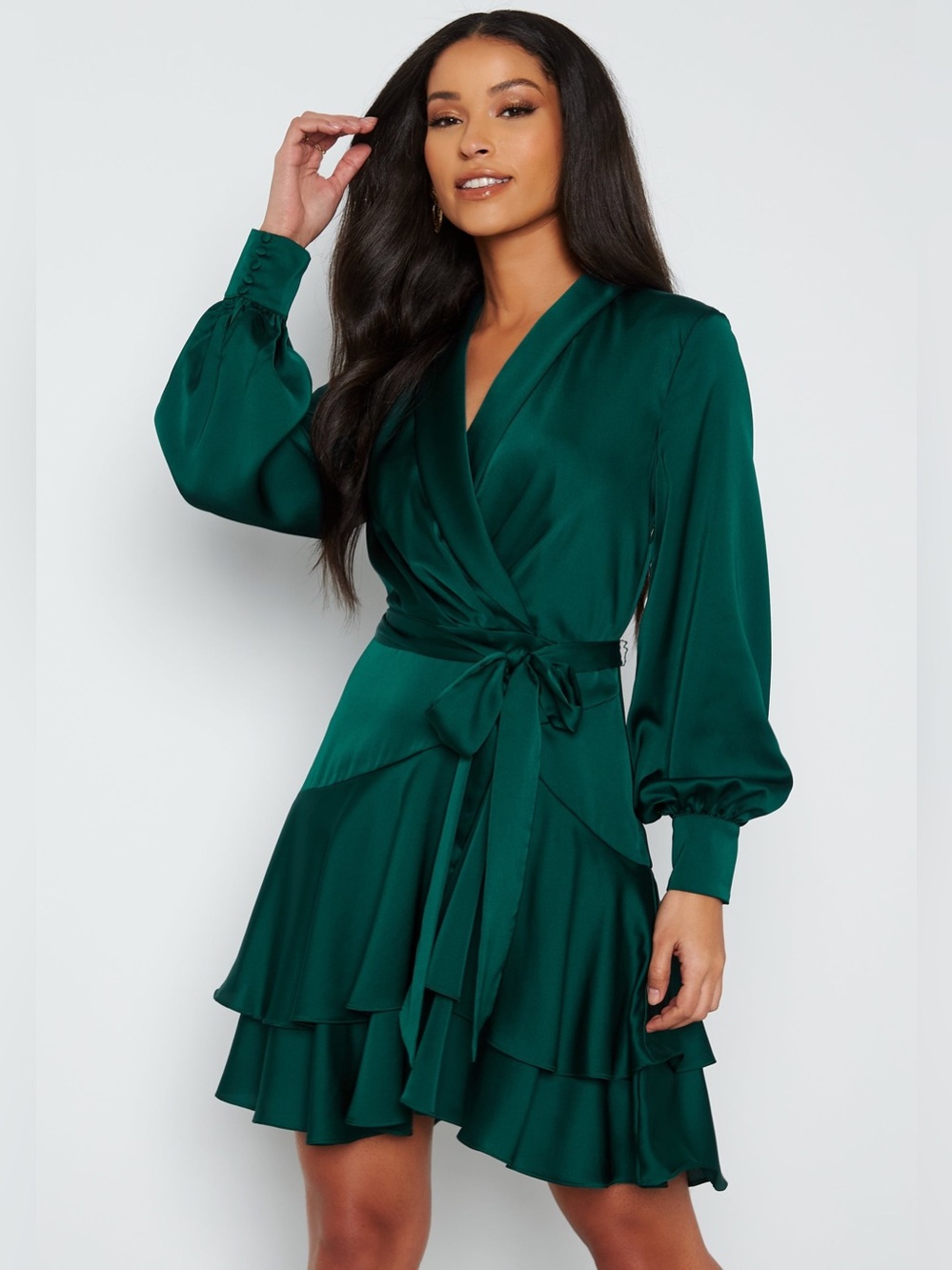 Ever New Mikayla Satin Mini Dress